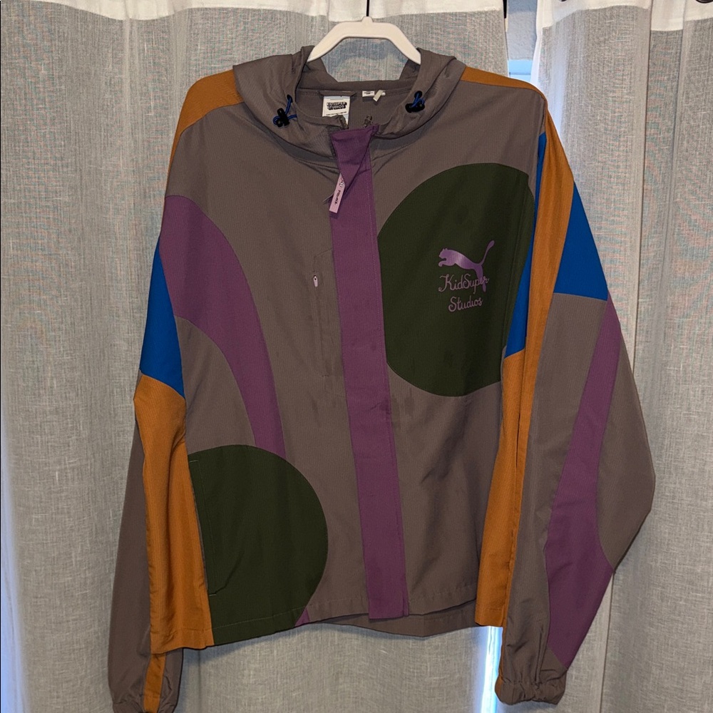 Puma x KidSuper Multicolor Graphic Windbreaker